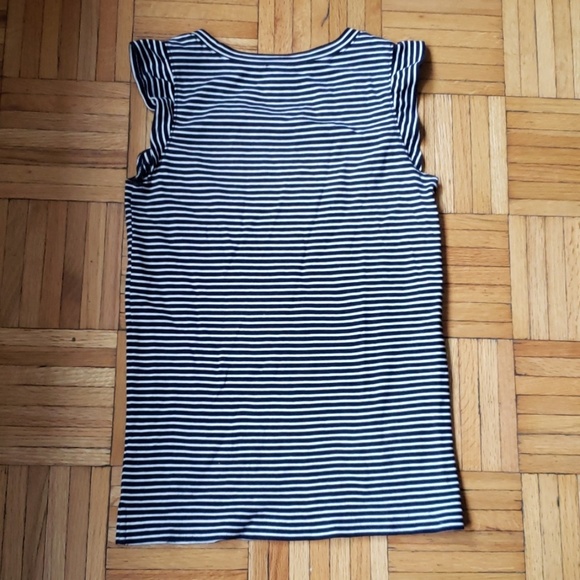 J.Crew Striped Ruffle Tank Top - Picture 4 of 4